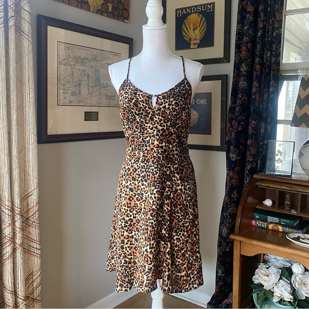 SOLD Band of Gypsies leopard sundress